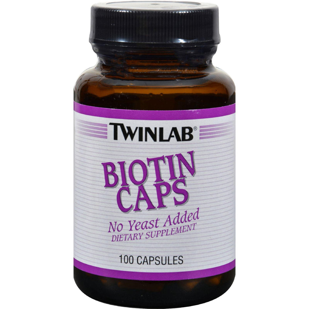 Twinlab Biotin Caps - 600 Mcg - 100 Capsules