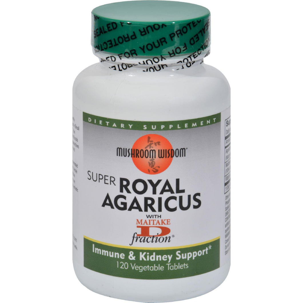Mushroom Wisdom Royal Agaricus - 120 Caplets