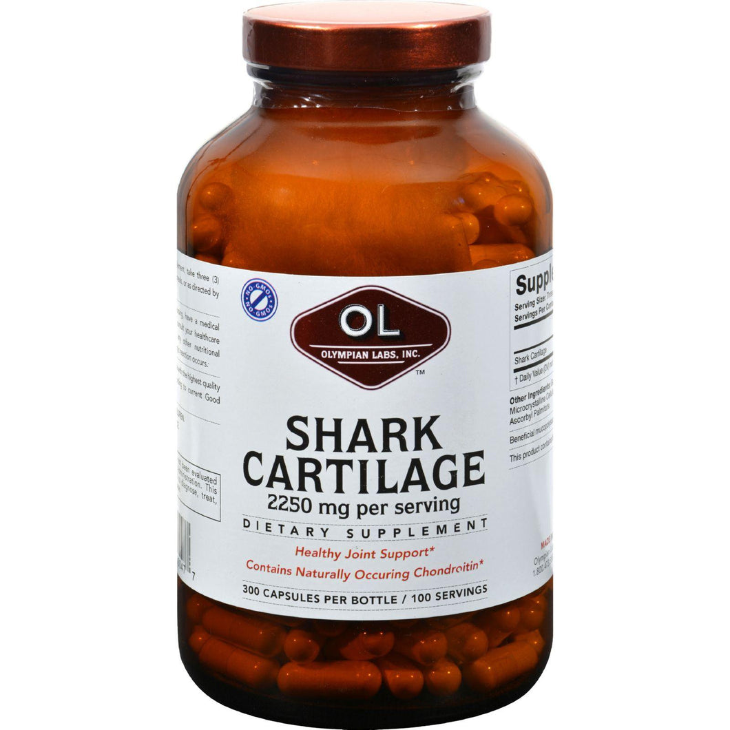 Olympian Labs Shark Cartilage - 750 Mg - 300 Capsules