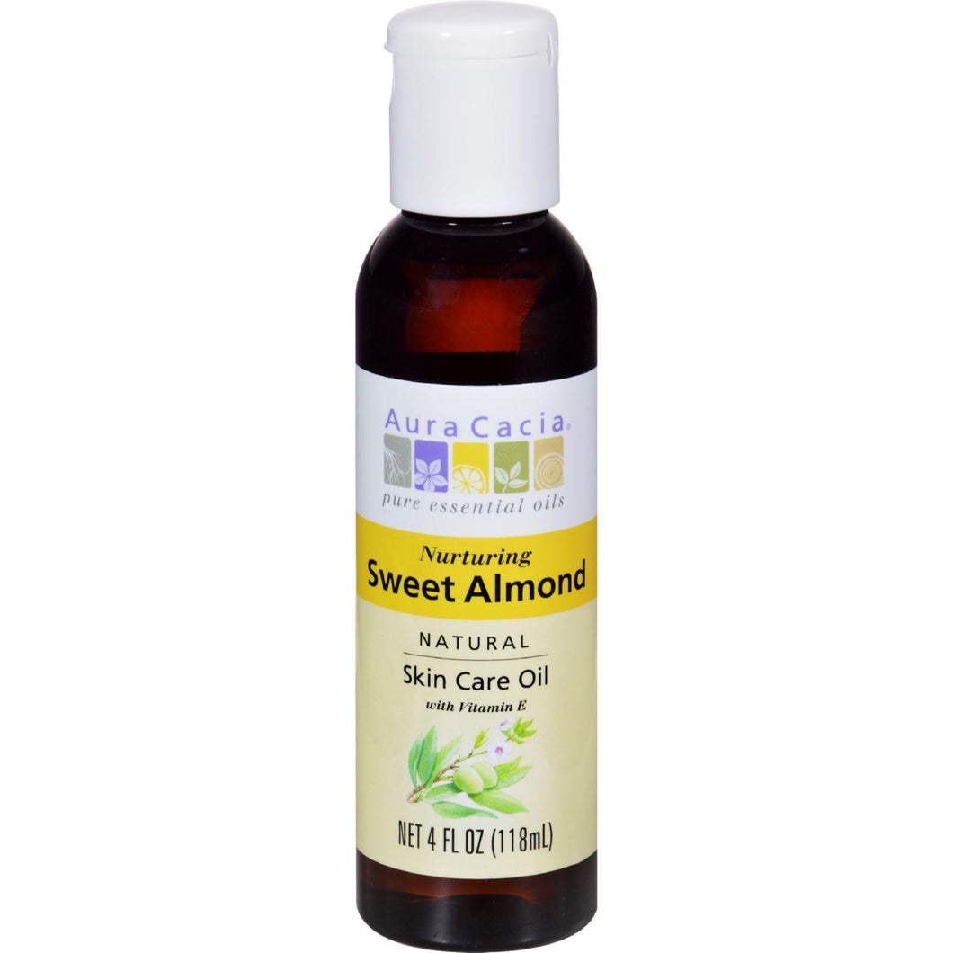 Aura Cacia Sweet Almond Natural Skin Care Oil - 4 Fl Oz