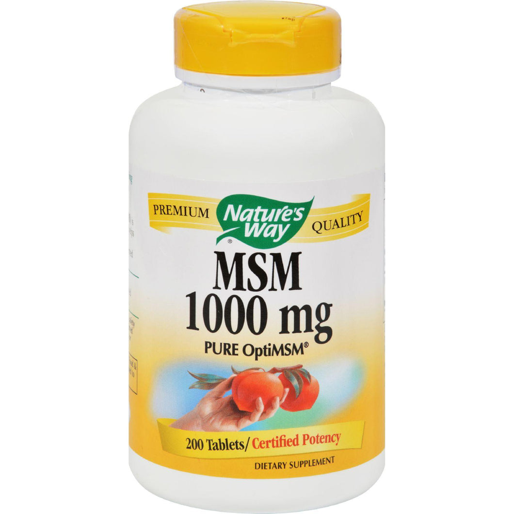 Nature's Way Msm - 1000 Mg - 200 Tablets