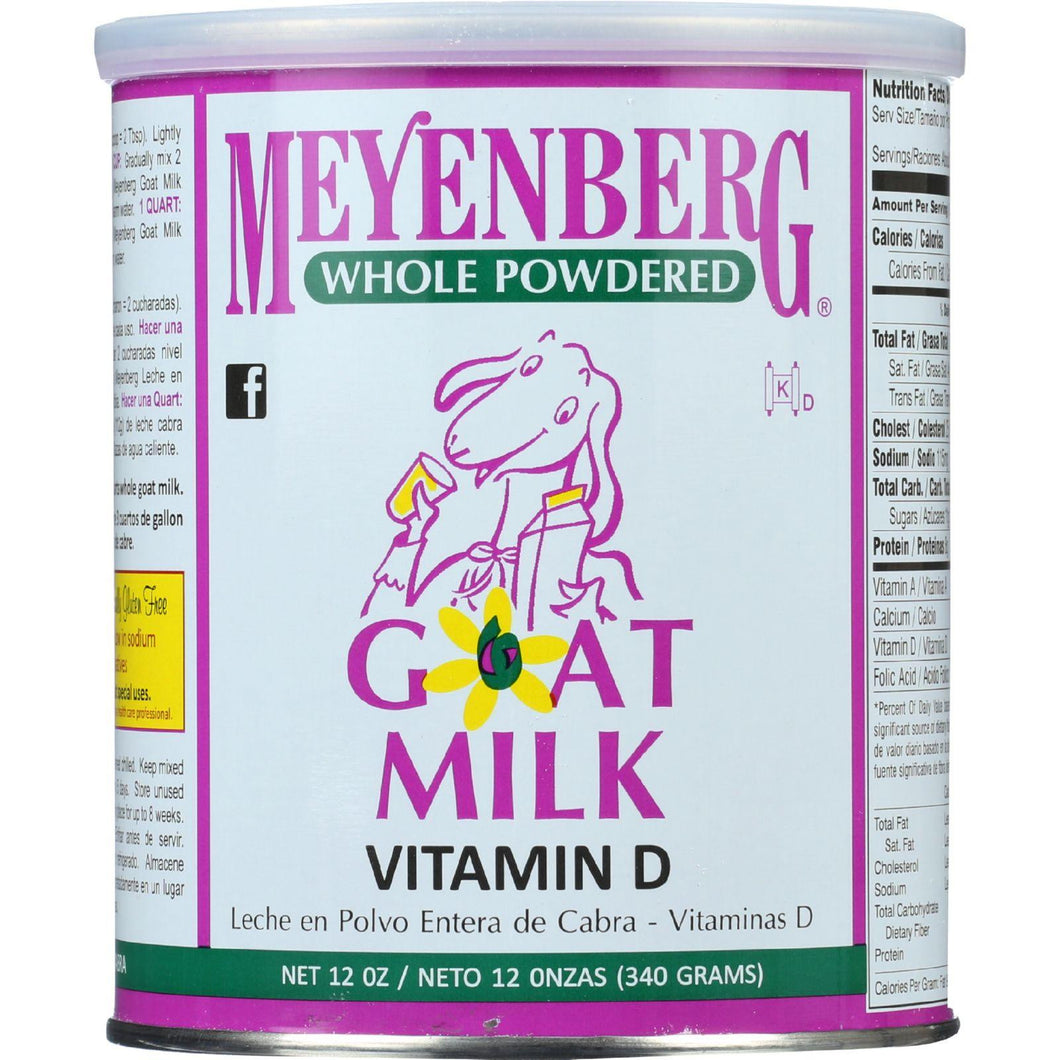 Meyenberg Goat Milk - Powdered - 12 Oz - Case Of 12
