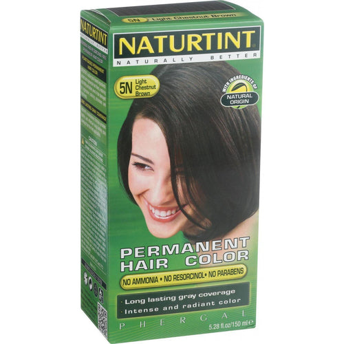 Naturtint Hair Color - Permanent - 5n - Light Chestnut Brown - 5.28 Oz