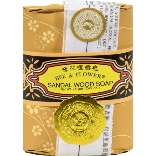 Bee And Flower Soap Sandalwood - 2.65 Oz - Case Of 12