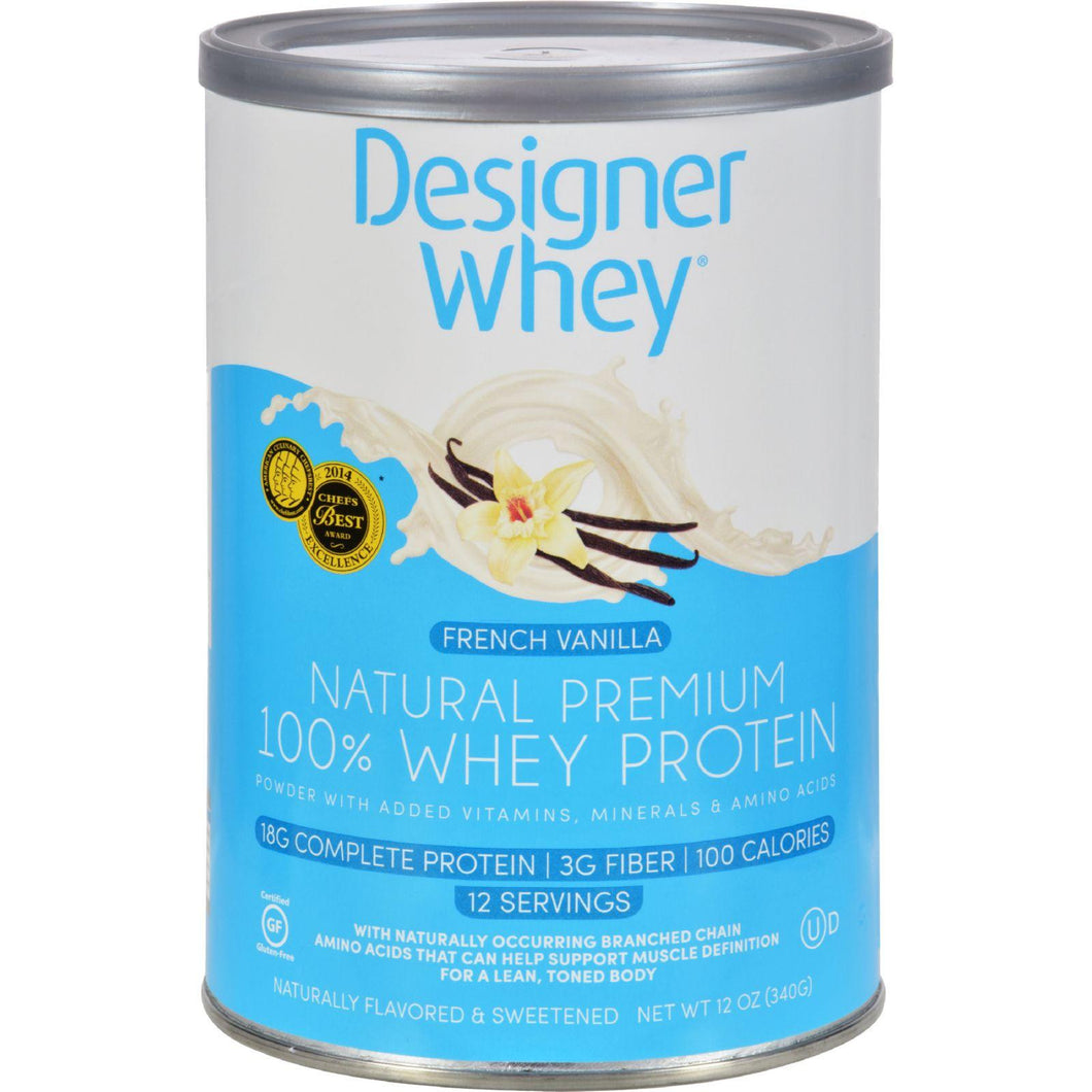 Designer Whey Protein Powder French Vanilla - 12 Oz