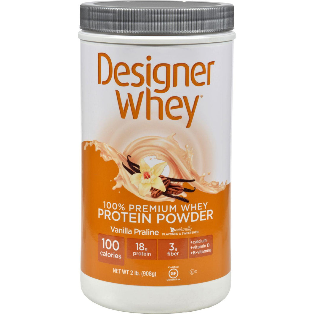 Designer Whey Protein Powder Vanilla Praline - 2 Lbs