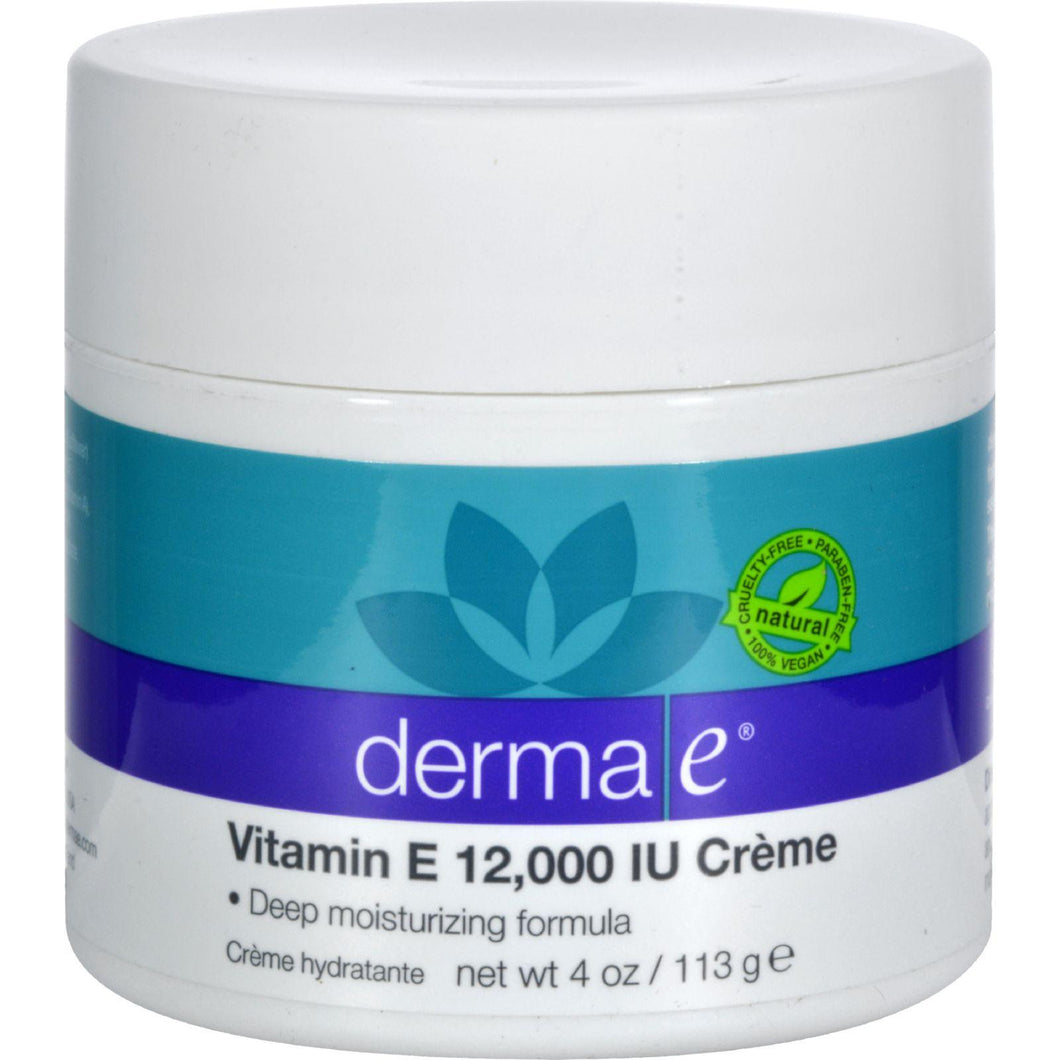 Derma E Vitamin E Creme - 12000 Iu - 4 Oz