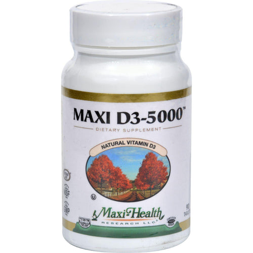 Maxi Health Kosher Vitamins Maxi D3 5000 - 5000 Iu - 90 Tablets