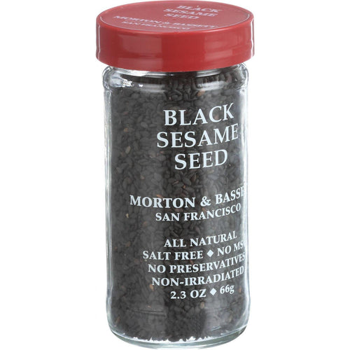 Morton And Bassett Seasoning - Sesame Seed - Black - 2.3 Oz - Case Of 3
