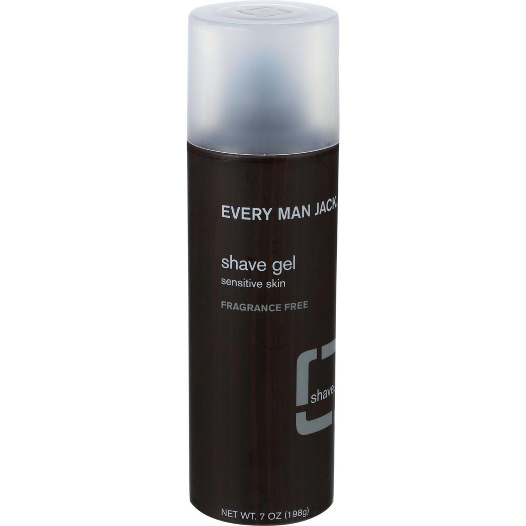 Every Man Jack Shave Gel - Sensitive Skin - Fragrance Free - 7 Oz