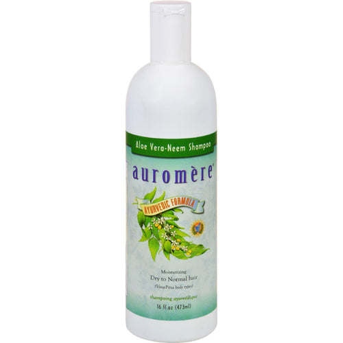 Auromere Ayurvedic Shampoo Aloe Vera Neem - 16 Fl Oz