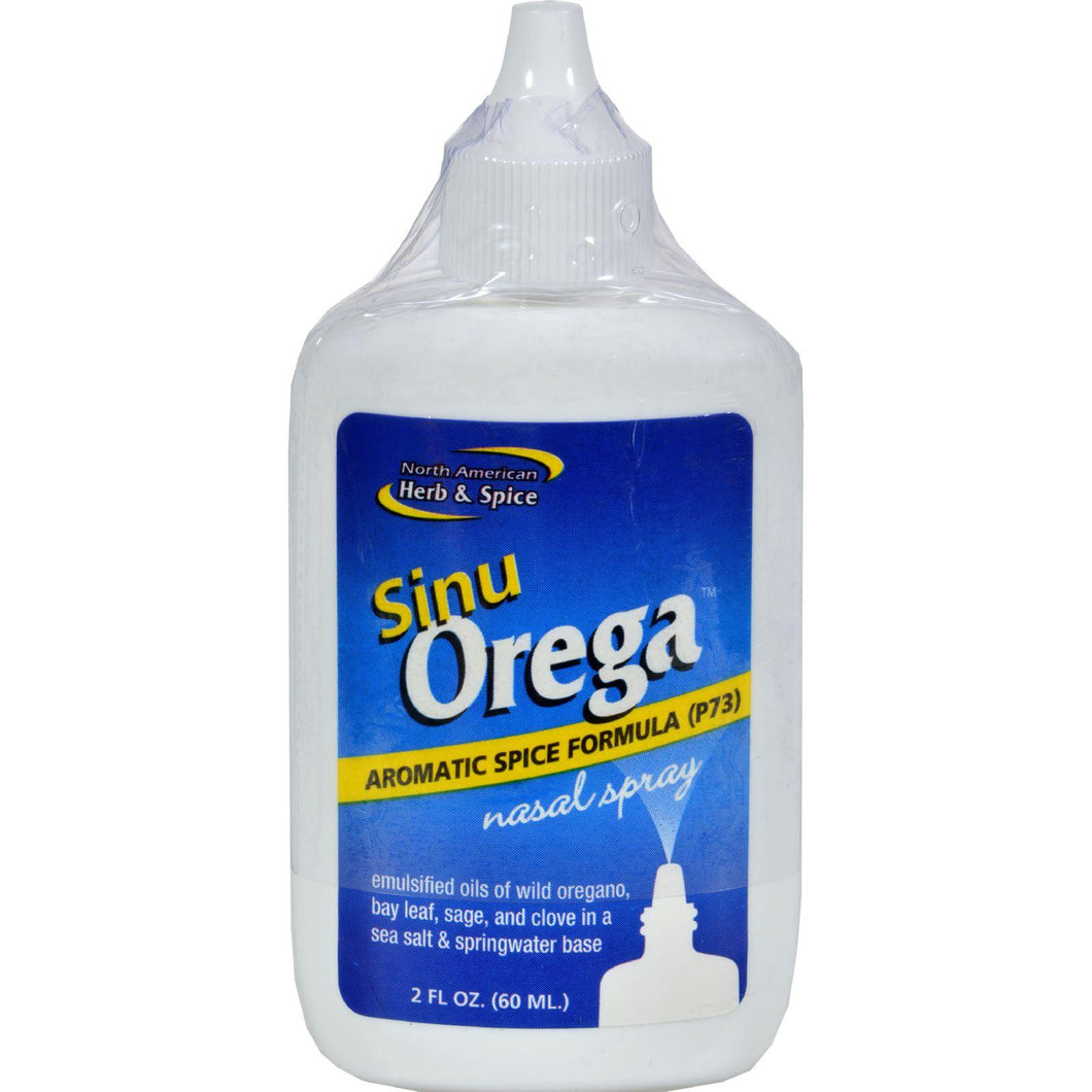 North American Herb And Spice Sinu-orega Nasal Spray - 2 Fl Oz