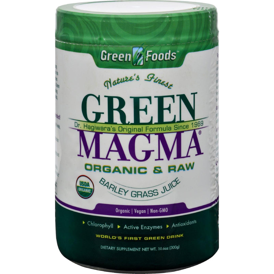 Green Foods Dr Hagiwara Green Magma Barley Grass Juice Powder - 10.6 Oz