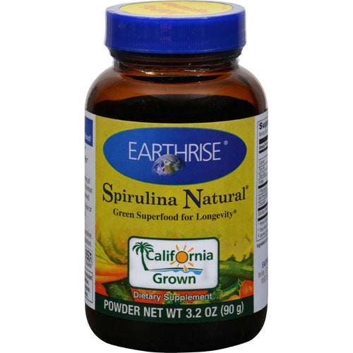 Earthrise Spirulina Natural Powder - 3.2 Oz