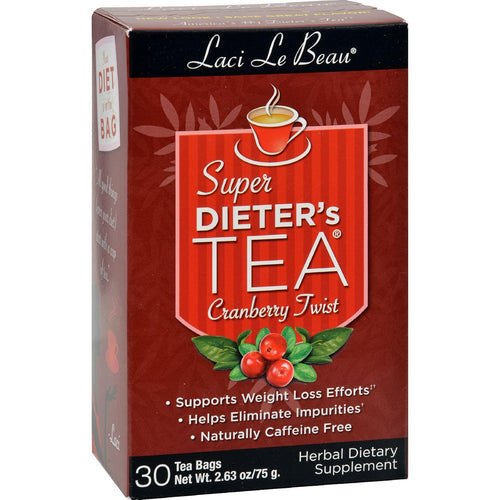 Laci Le Beau Super Dieter's Tea Cranberry Twist - 30 Tea Bags