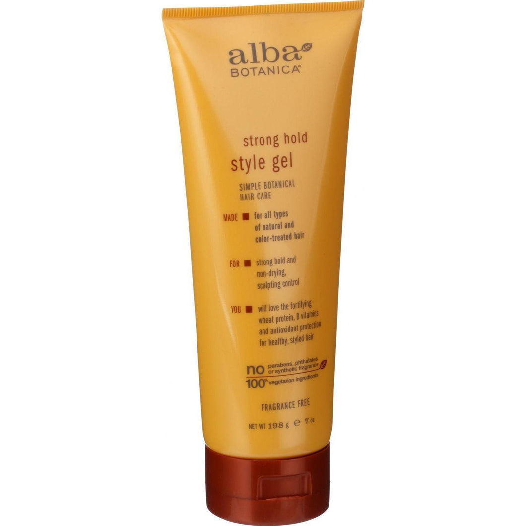 Alba Botanica Style Gel - Strong Hold - 7 Oz