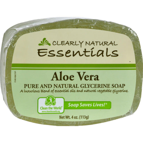 Clearly Natural Glycerine Bar Soap Aloe Vera - 4 Oz