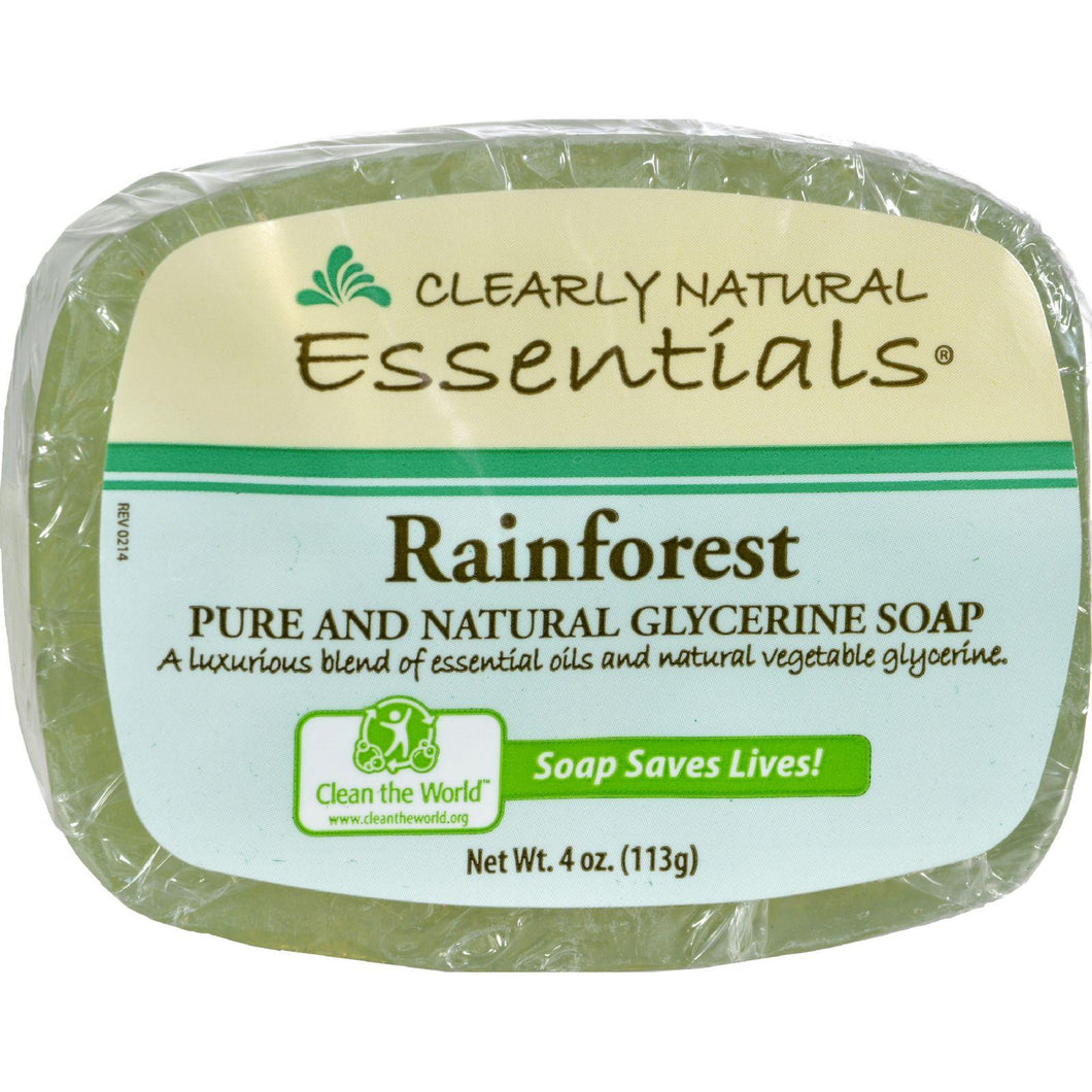 Clearly Natural Glycerine Bar Soap Rainforest - 4 Oz