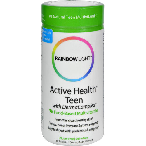 Rainbow Light Active Health Teen Multivitamin - 30 Tablets