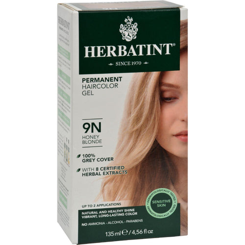 Herbatint Permanent Herbal Haircolour Gel 9n Honey Blonde - 135 Ml