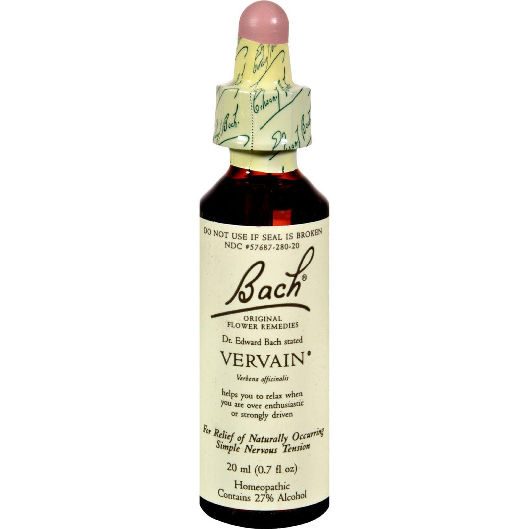 Bach Flower Remedies Essence Vervain - 0.7 Fl Oz