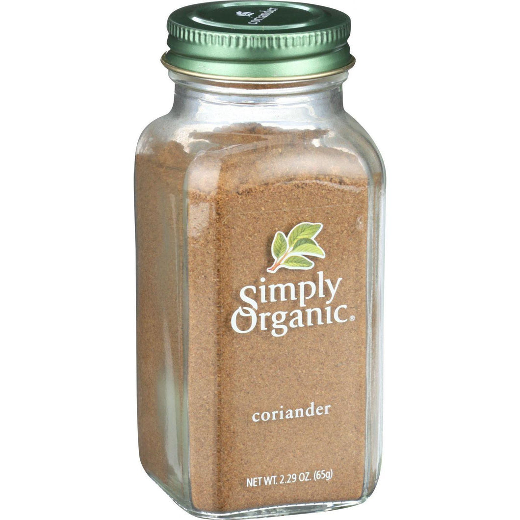 Simply Organic Coriander Seed - Organic - Ground - 2.29 Oz