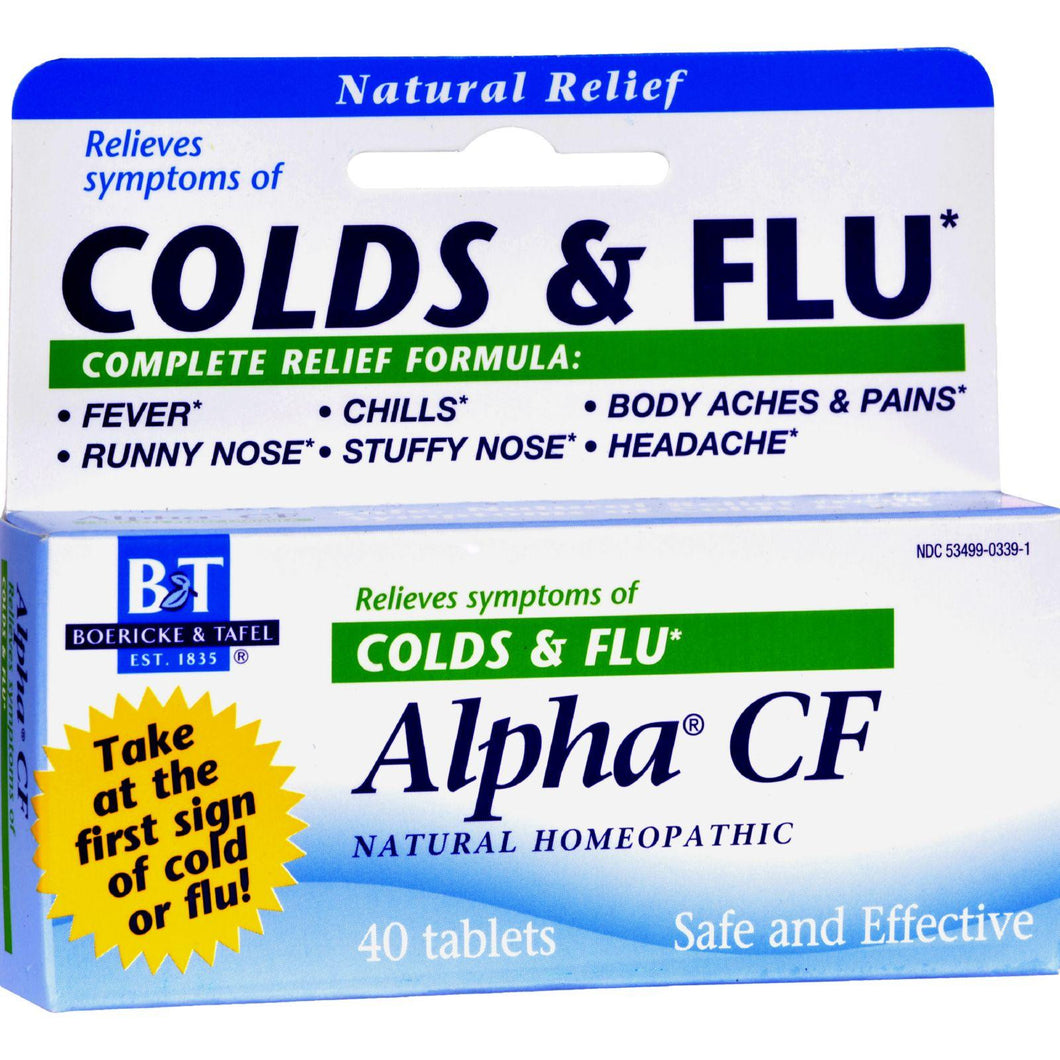 Boericke And Tafel Alpha Cf - 40 Tablets