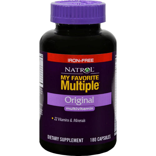 Natrol My Favorite Multiple Original Iron-free - 180 Capsules