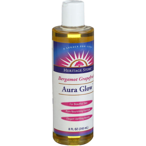 Heritage Store Aura Glow - Bergamot Grapefruit - 8 Oz