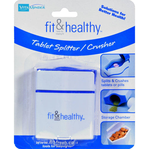 Fit And Healthy Vitaminder Tablet Splitter Crusher - 1 Unit