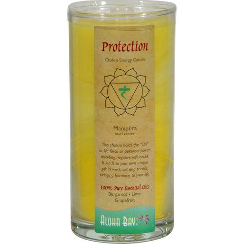 Aloha Bay Chakra Candle Jar Protection - 11 Oz