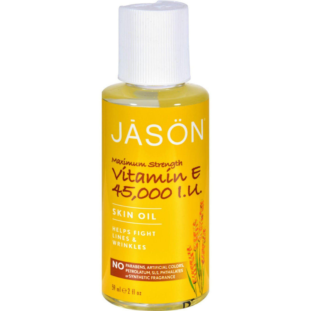 Jason Vitamin E Pure Natural Skin Oil Maximum Strength - 45000 Iu - 2 Fl Oz