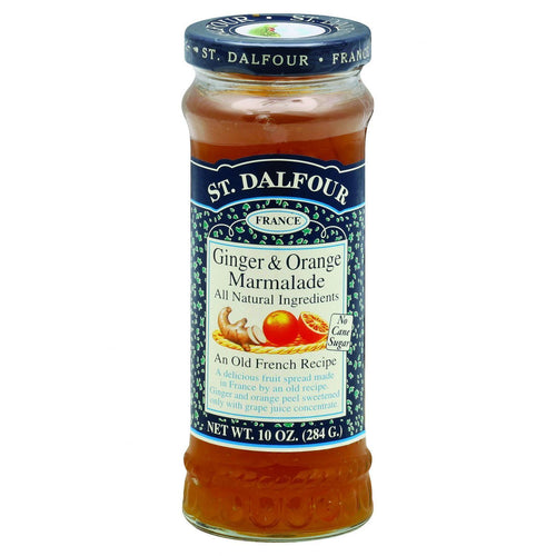 St Dalfour Fruit Spread - Deluxe - 100 Percent Fruit - Ginger And Orange Marmalade - 10 Oz - Case Of 6