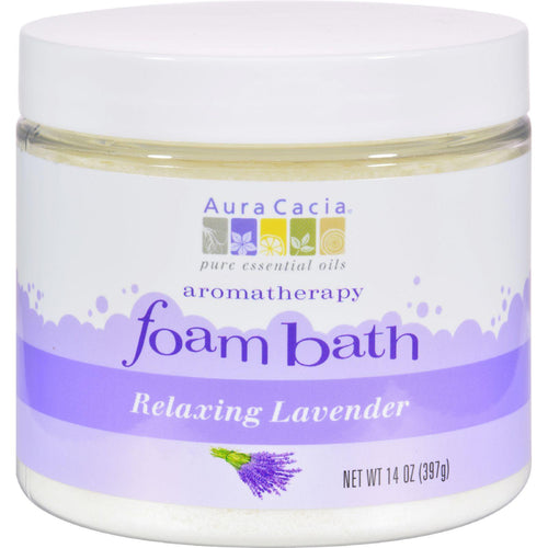 Aura Cacia Foam Bath Relaxing Lavender - 14 Oz