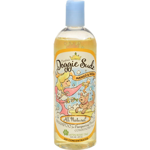 Austin Rose Caroline's Doggie Sudz Shampoo For Pampering Pooch - Mango And Neem - 16 Oz