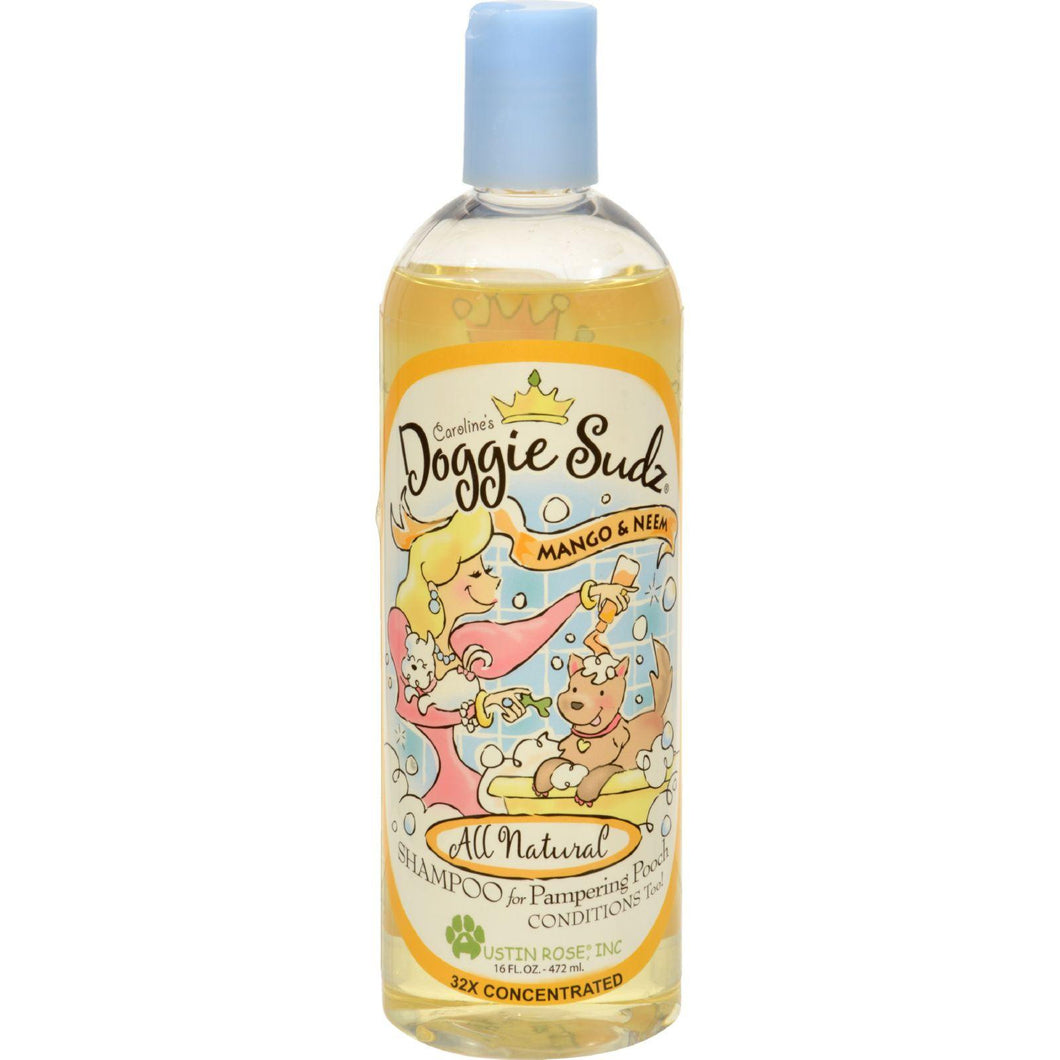 Austin Rose Caroline's Doggie Sudz Shampoo For Pampering Pooch - Mango And Neem - 16 Oz