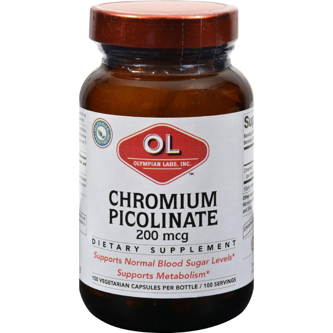 Olympian Labs Super Chromium Picolinate - 200 Mcg - 100 Capsules