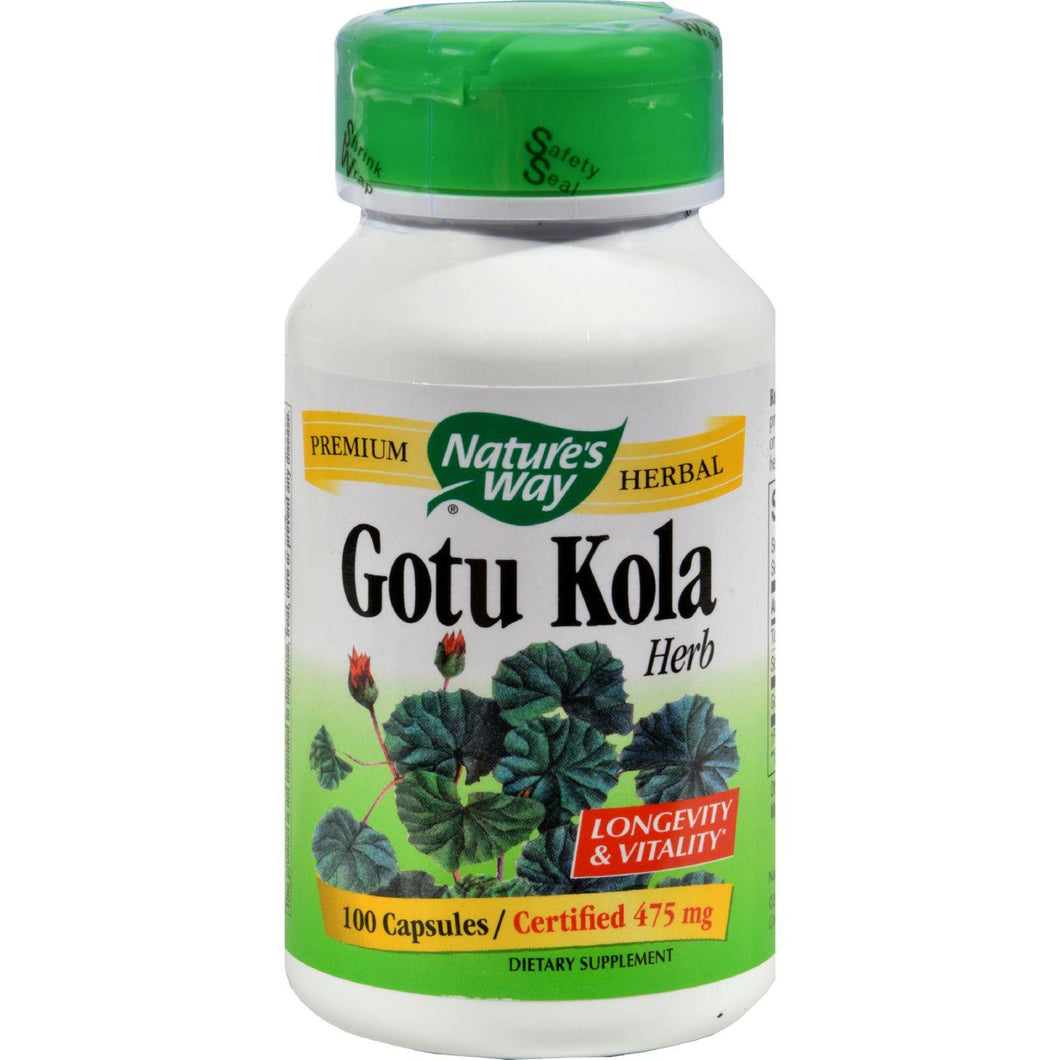 Nature's Way Gotu Kola Herb - 100 Capsules