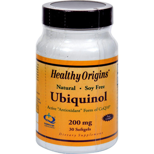 Healthy Origins Ubiquinol 200 Mg - 30 Softgels