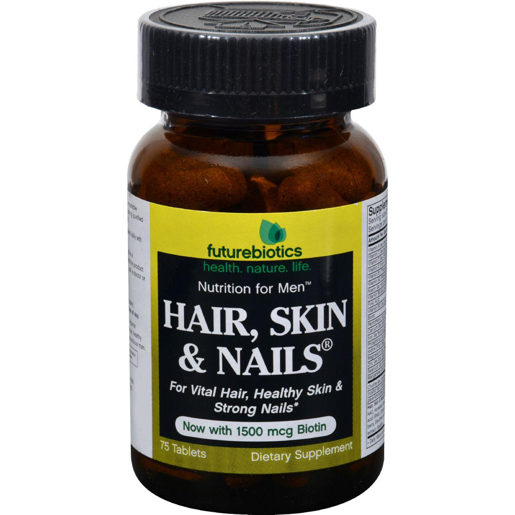 Futurebiotics Hair Skin And Nails For Men - 75 Tablets