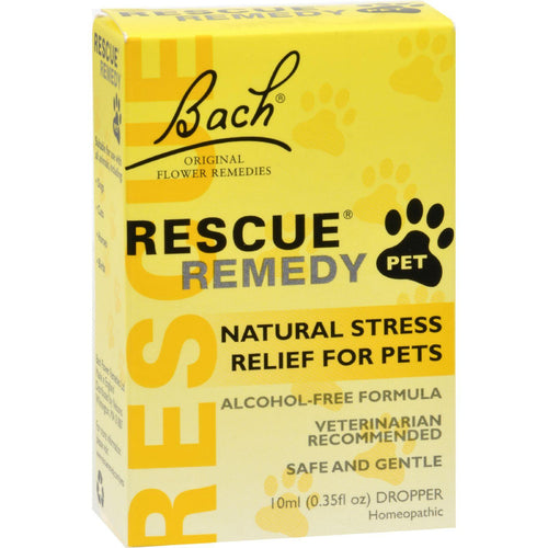 Bach Flower Remedies Rescue Remedy Stress Relief For Pets - 10 Ml