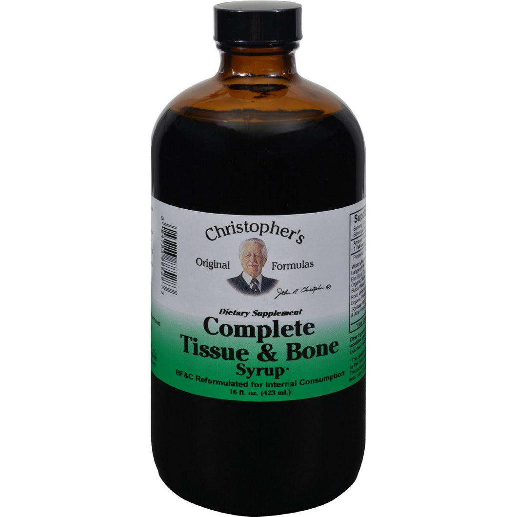 Dr. Christopher's Formulas Complete Tissue And Bone Syrup - 16 Oz