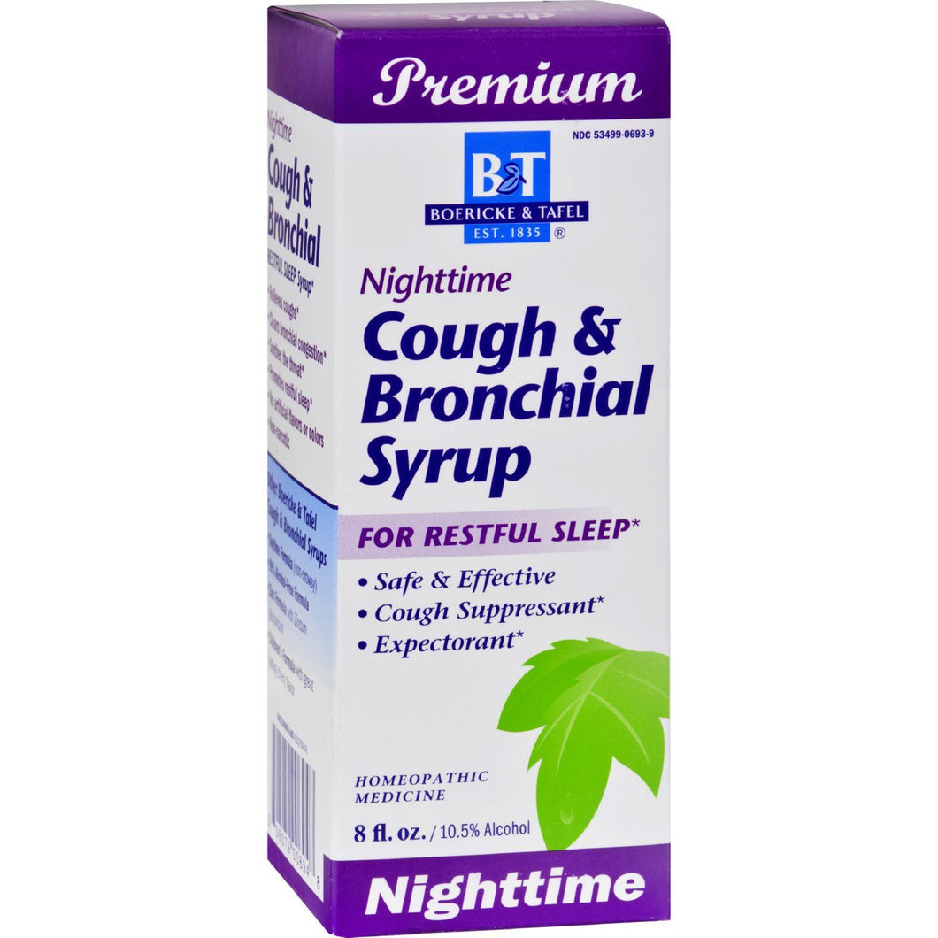 Boericke And Tafel Cough And Bronchial Syrup Nighttime - 8 Fl Oz