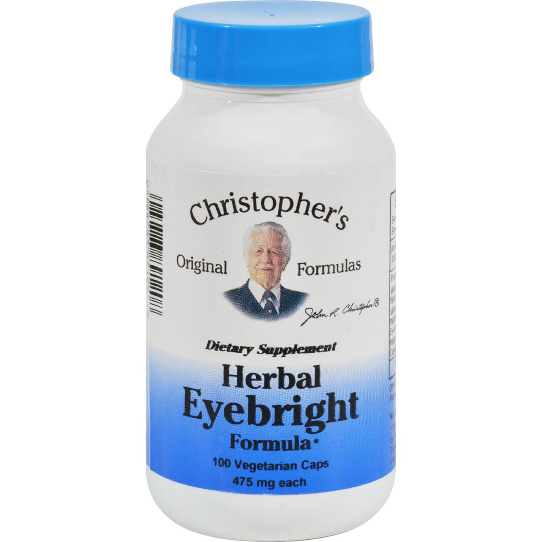 Dr. Christopher's Herbal Eyebright - 450 Mg - 100 Vegetarian Capsules