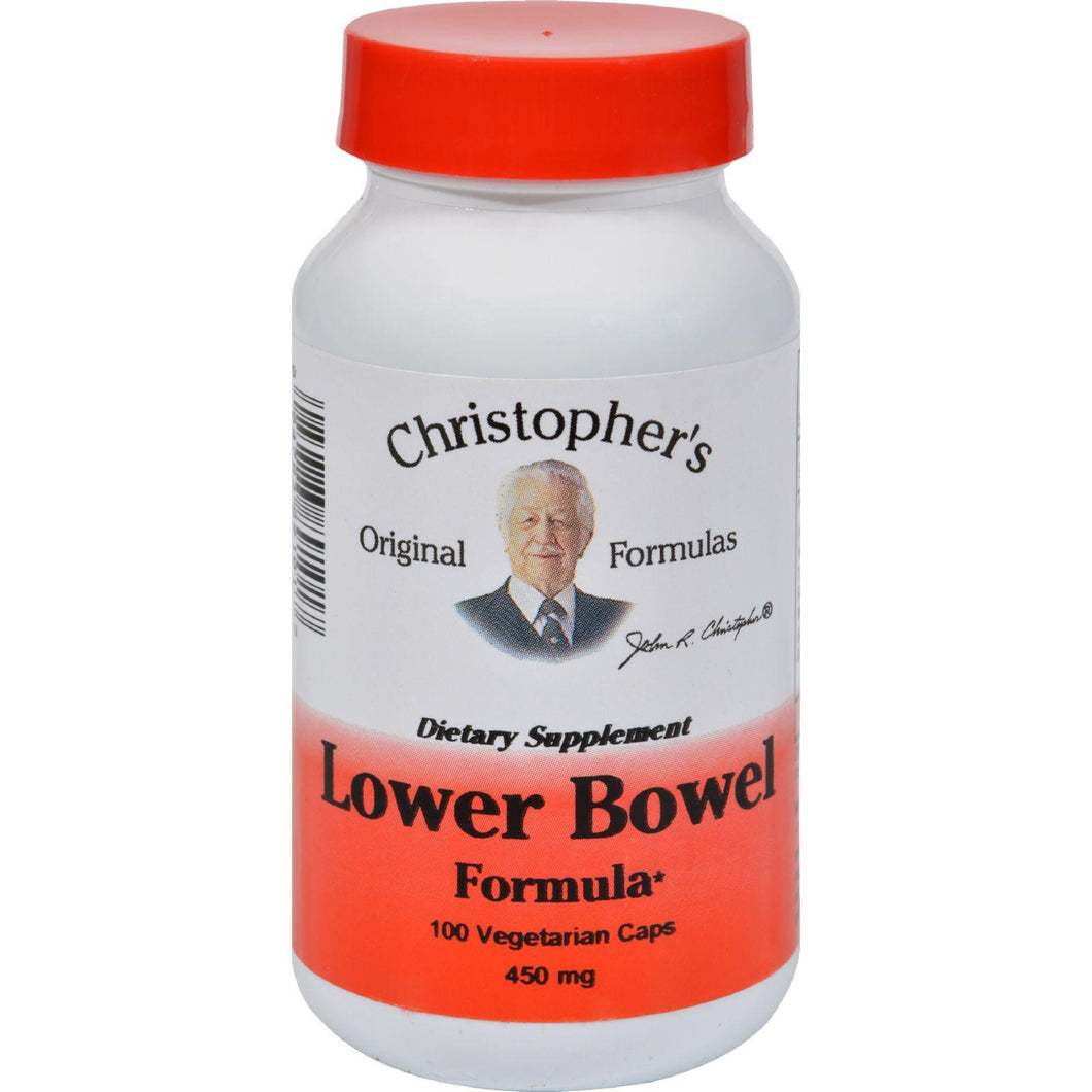 Dr. Christopher's Original Formulas Lower Bowel Formula - 450 Mg - 100 Vcaps