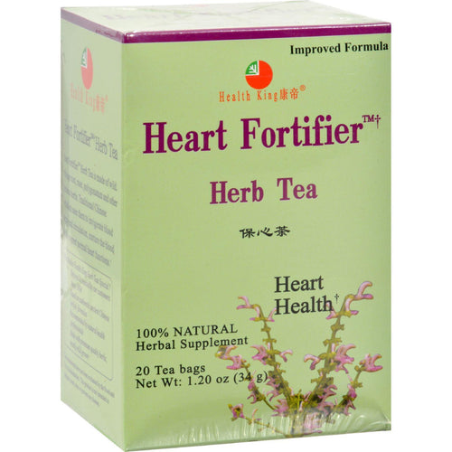 Health King Medicinal Teas Heart Fortifier Herb Tea - 20 Tea Bags