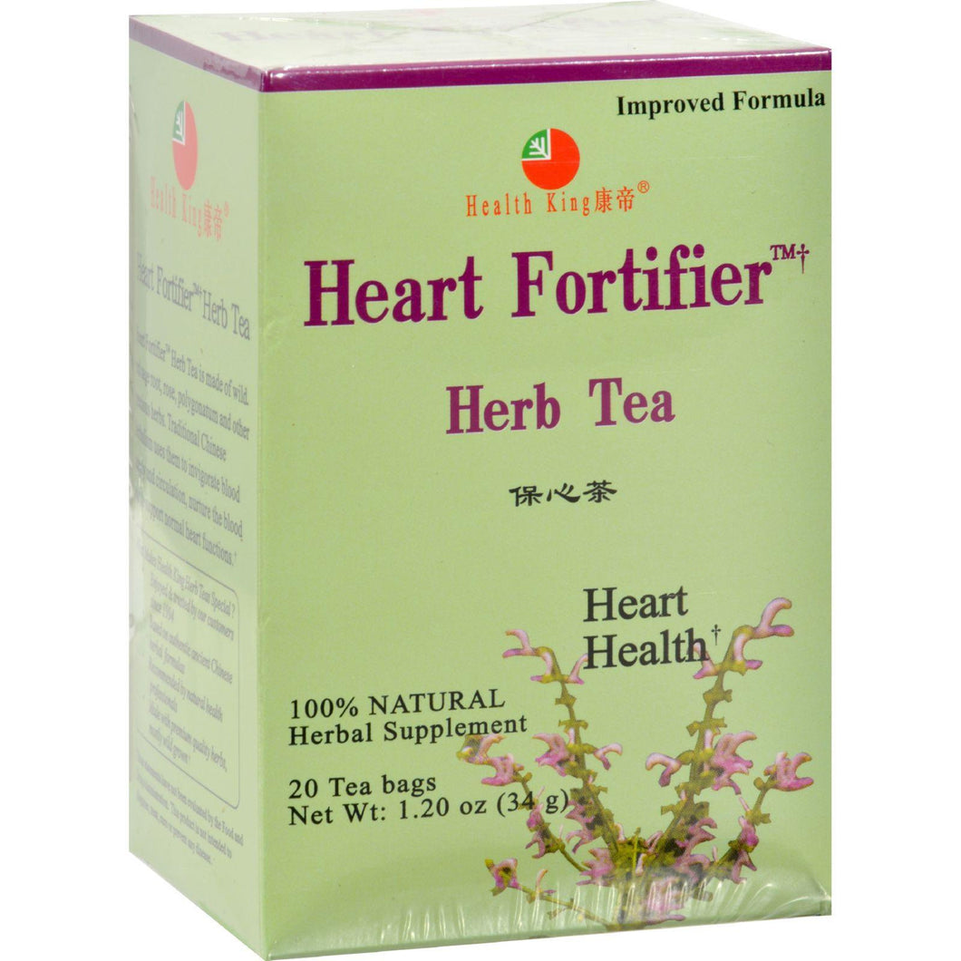 Health King Medicinal Teas Heart Fortifier Herb Tea - 20 Tea Bags