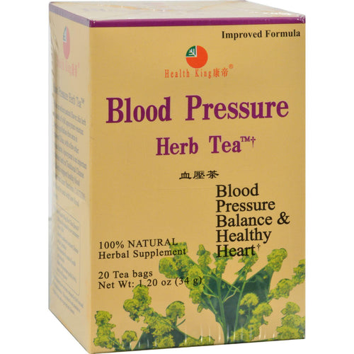 Health King Blood Pressure Herb Tea - 20 Tea Bags