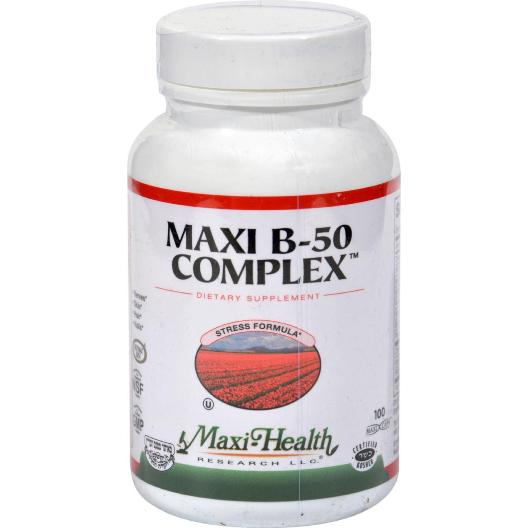 Maxi Health Maxi B-50 Complex - 100 Maxi Caps