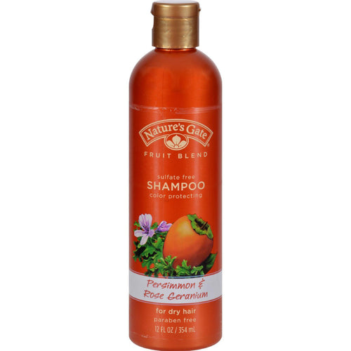 Nature's Gate Shampoo - Persimmons And Rose Geranium - 12 Oz